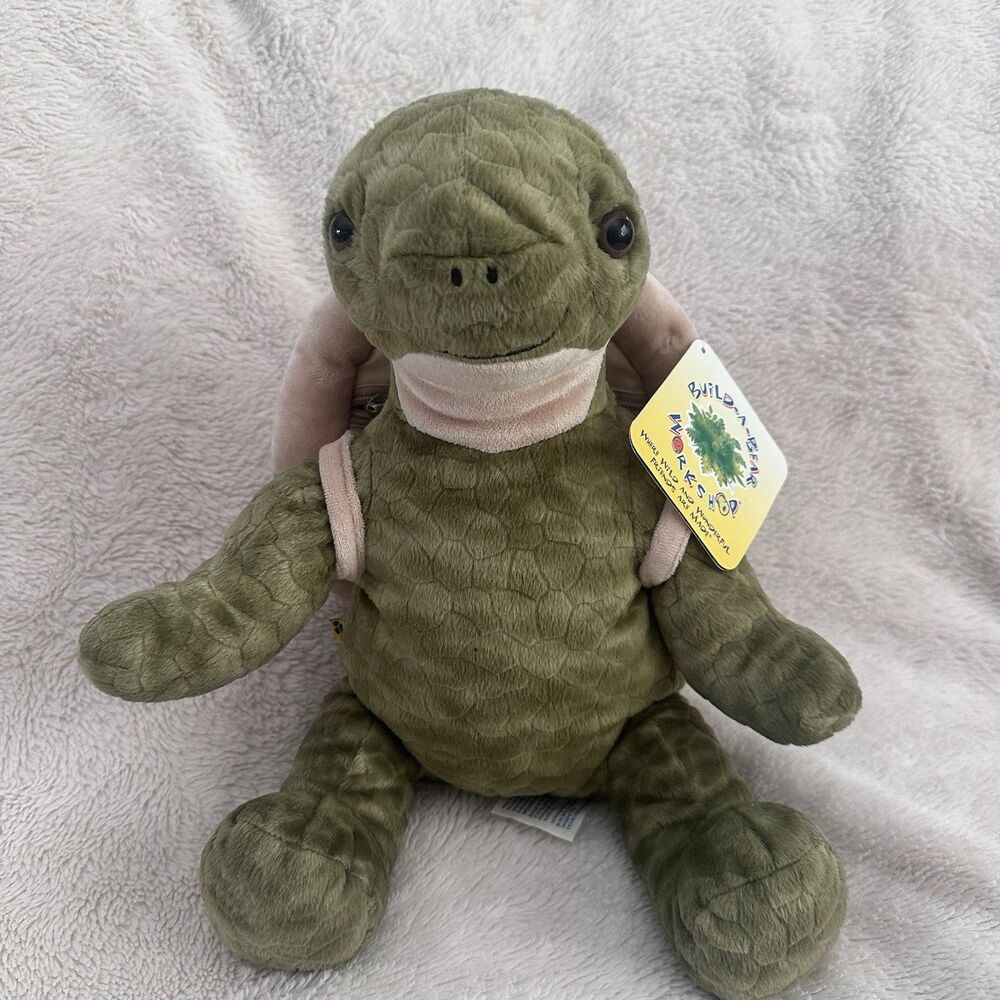 Build A Bear Workshop Tortoise Turtle Saint Louis Zoo Plush Very Rare With Tags